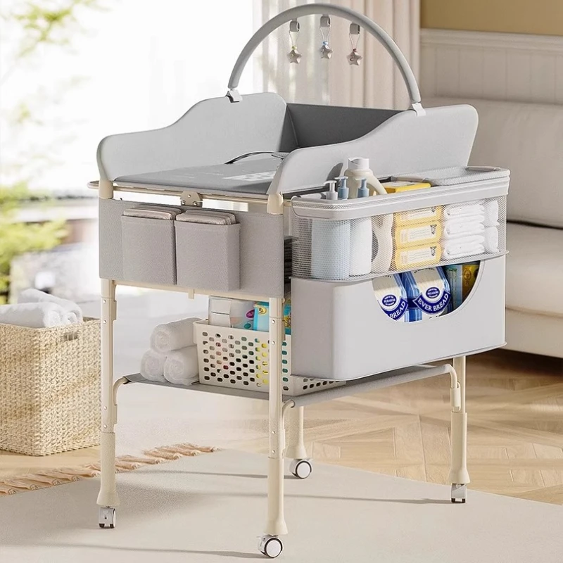 Baby Nursery Storage - 2 in 1 Baby Changing Table