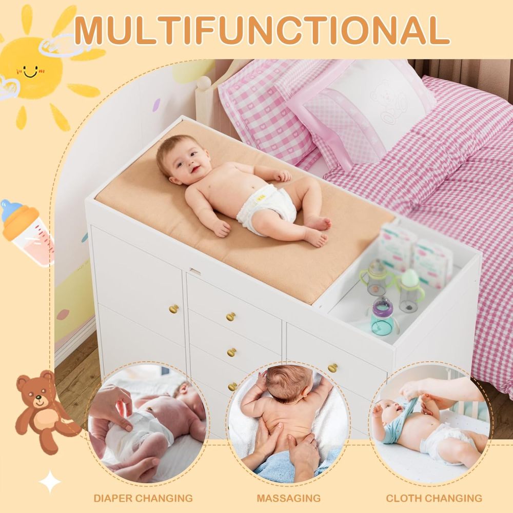 Baby Classic Nursery Dresser w - огляд і ціна Baby Nursery Dresser Changing Table