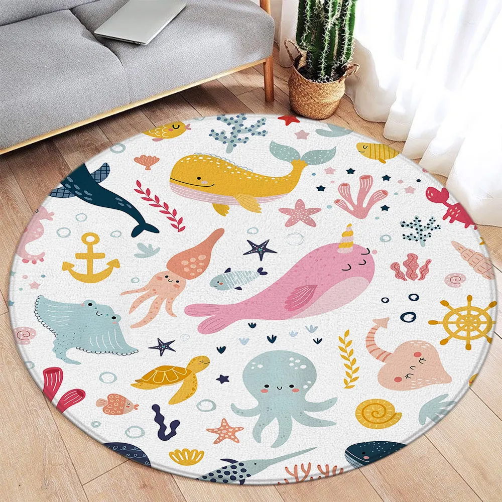 Cute Cartoon Animal Printed Ro - огляд і ціна Baby Nursery Carpet