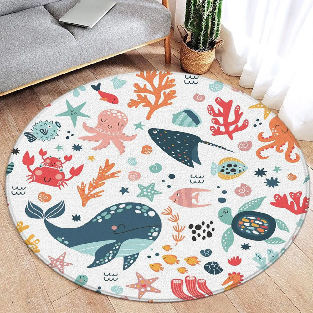 Cute Cartoon Animal Printed Ro - огляд і ціна Baby Nursery Carpet