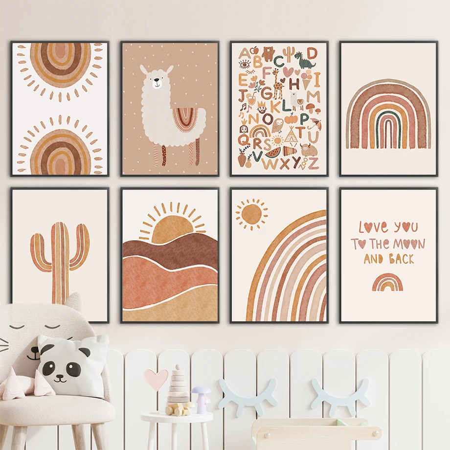 Alpaca Unicorn Sun Rainbow Cac - огляд і ціна Baby Unicorn Nursery