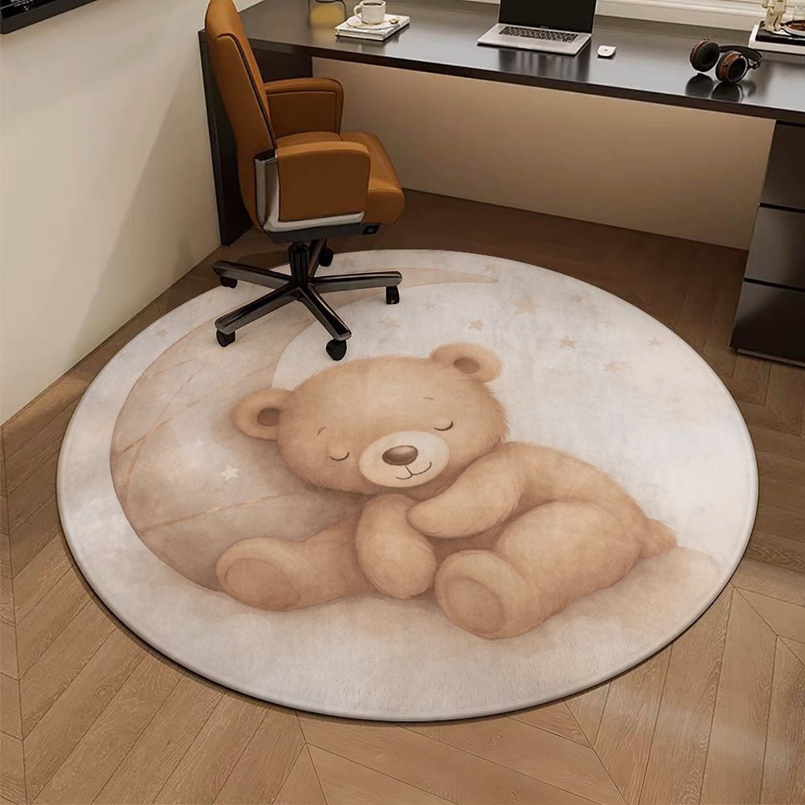 Adorable Teddy Bear Moon Plush - огляд і ціна Baby Nursery Rug