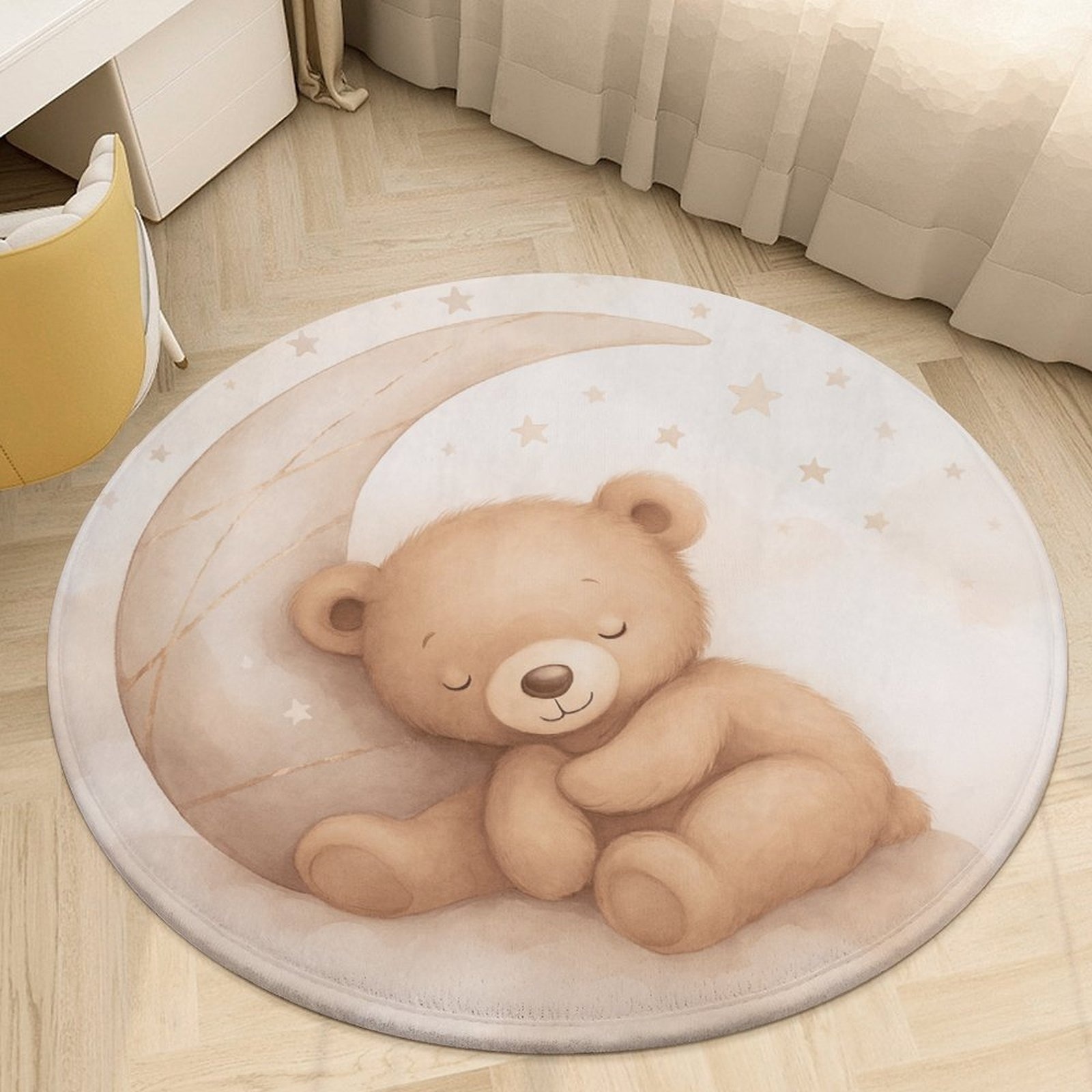 Adorable Teddy Bear Moon Plush - огляд і ціна Baby Nursery Rug