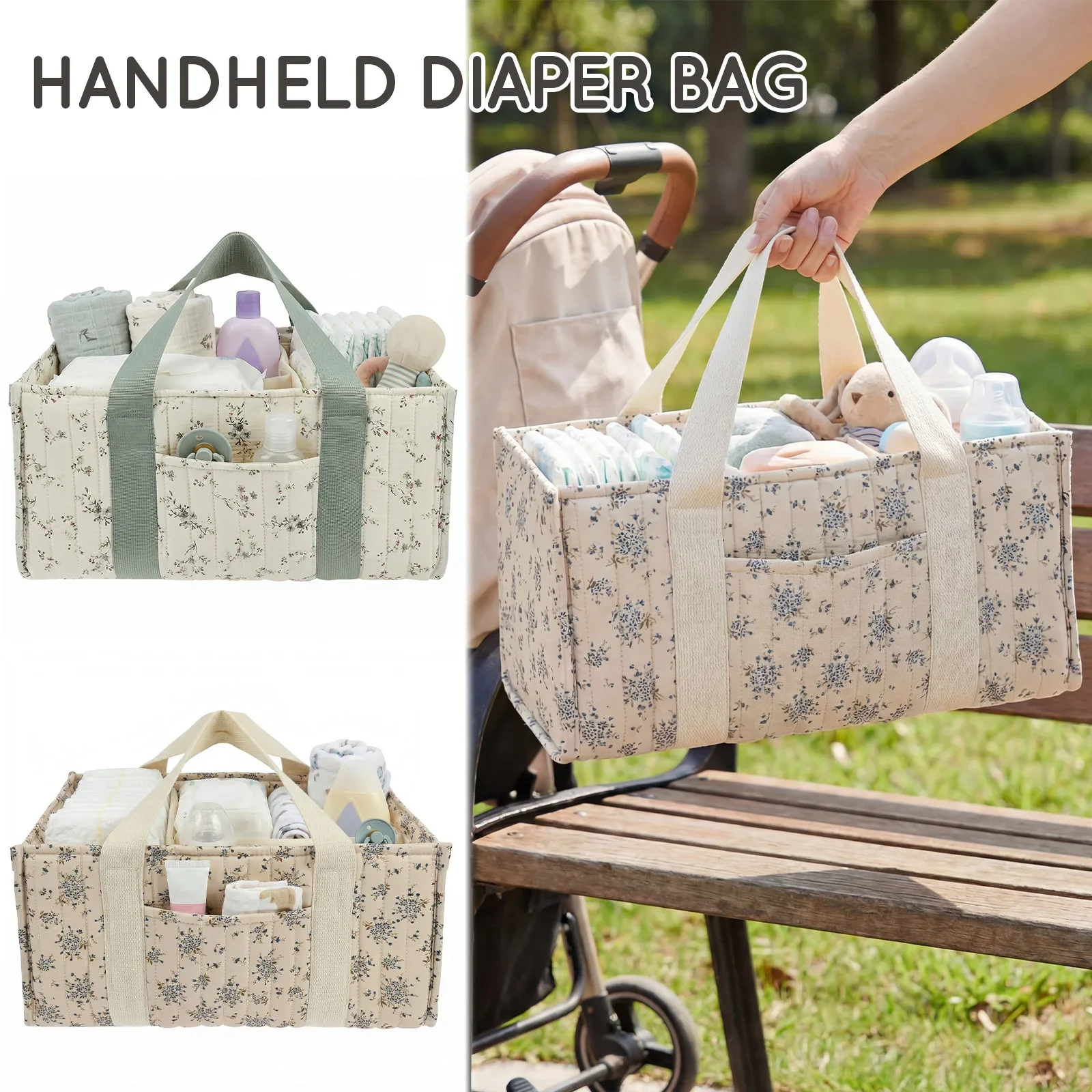 Foldable Diaper Caddy Organize - огляд і ціна Baby Nursery Storage