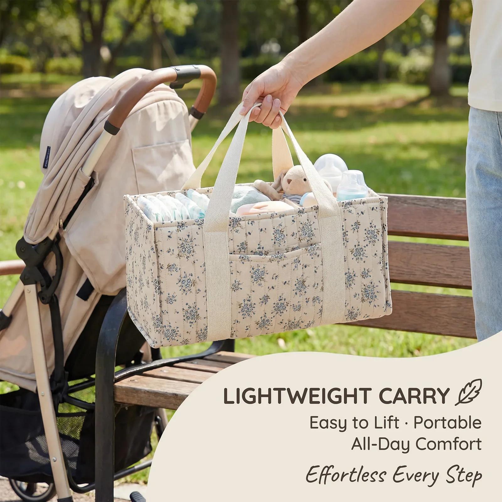 Foldable Diaper Caddy Organize - огляд і ціна Baby Nursery Storage