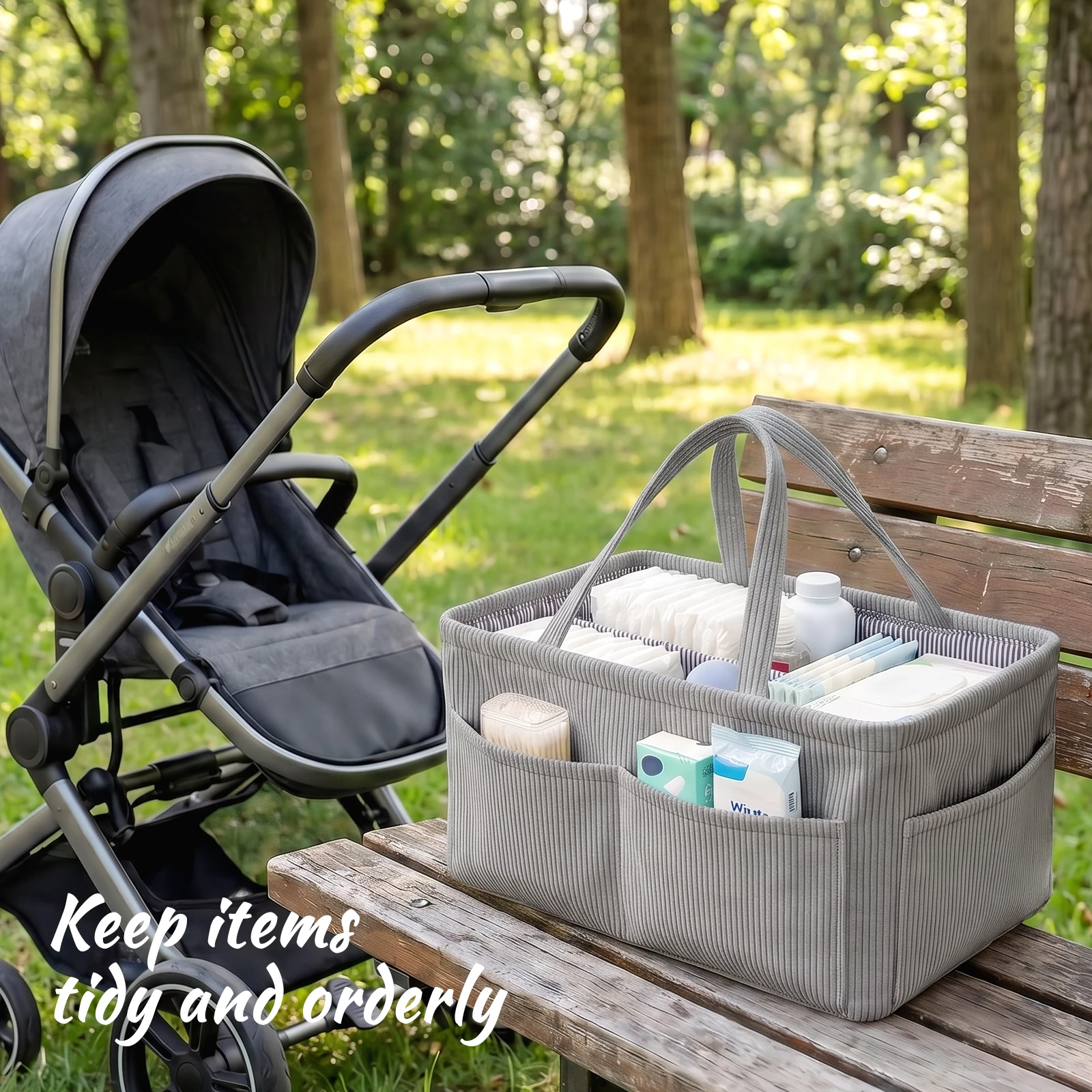 Baby Nappy Caddy Organizer Fol - огляд і ціна Baby Nursery Organization Ideas