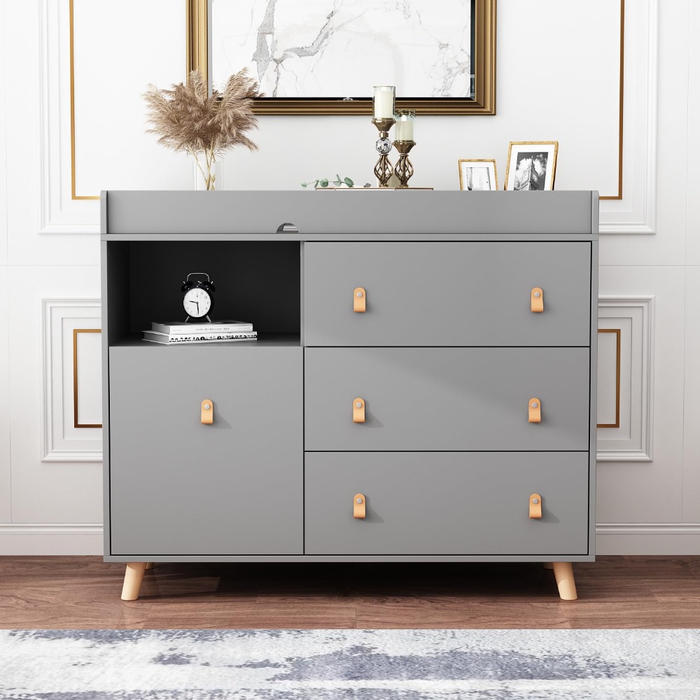 Baby Dresser Changing Table, T - огляд і ціна Baby Nursery Dresser Changing Table