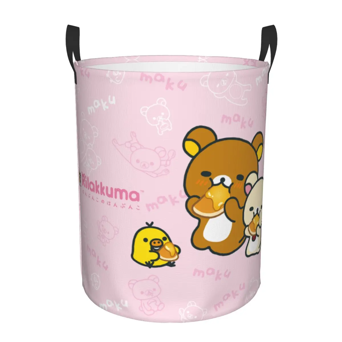 Kawaii Cartoon Rilakkuma Bear  - огляд і ціна Laundry Hamper Nursery