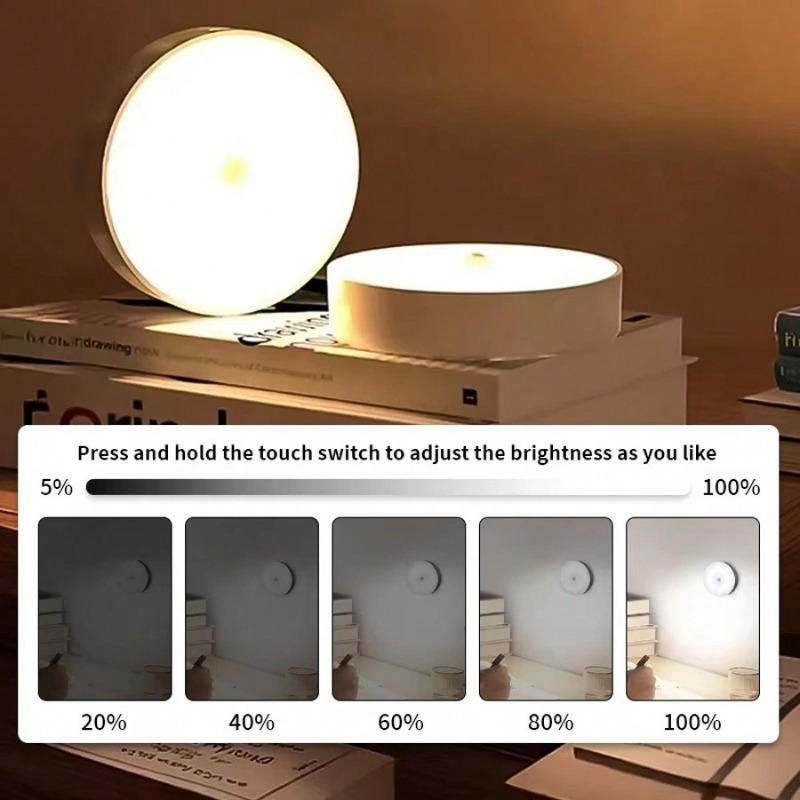 5-Piece 8-LED USB Rechargeable - огляд і ціна Drawer Dresser White
