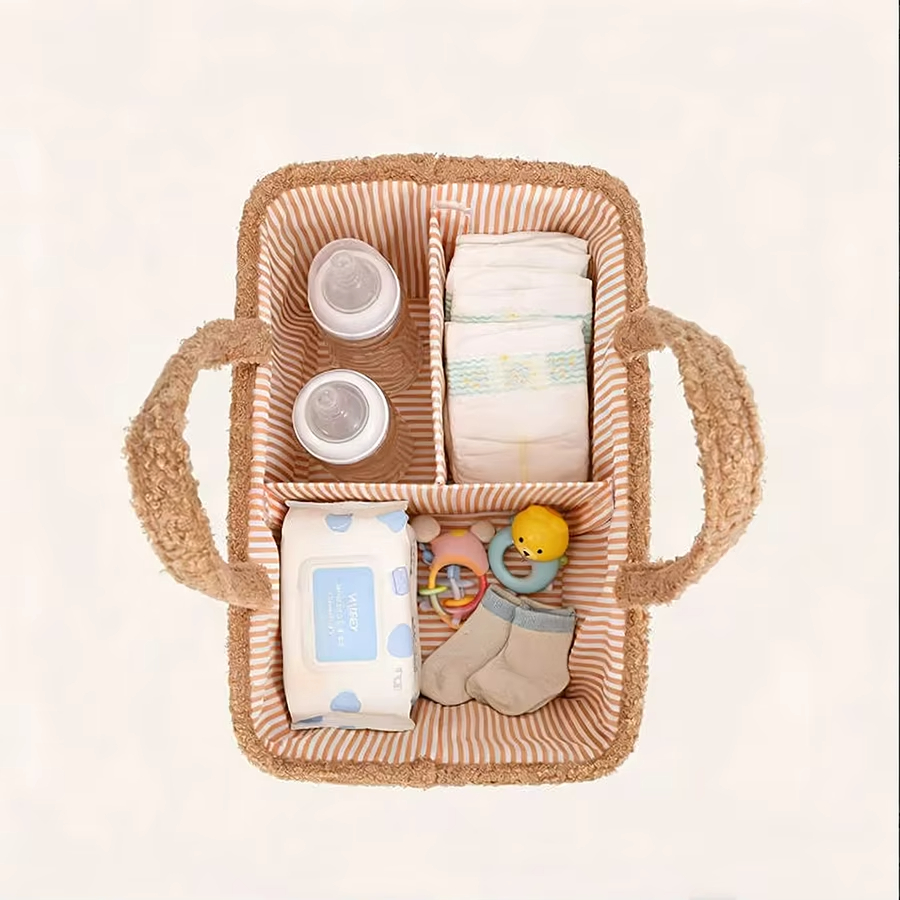 Eddy Fleece Baby Diaper Caddy  - огляд і ціна Baby Nursery Organization Ideas