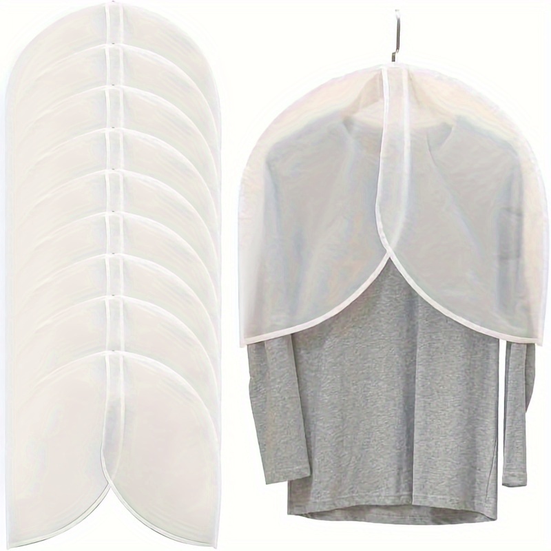 White PVC Garment Covers Trans - огляд і ціна Drawer Dresser White