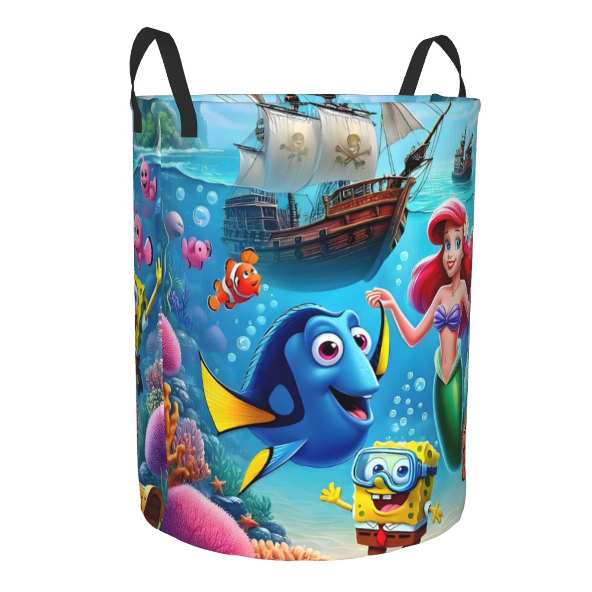 Litt Mermaid SpongeBob Finding - огляд і ціна Laundry Hamper Nursery
