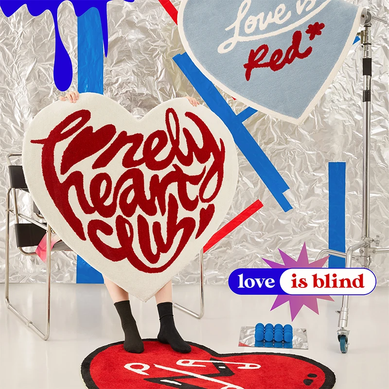 Home Irregular Heart-shaped Fl - огляд і ціна Baby Nursery Rug