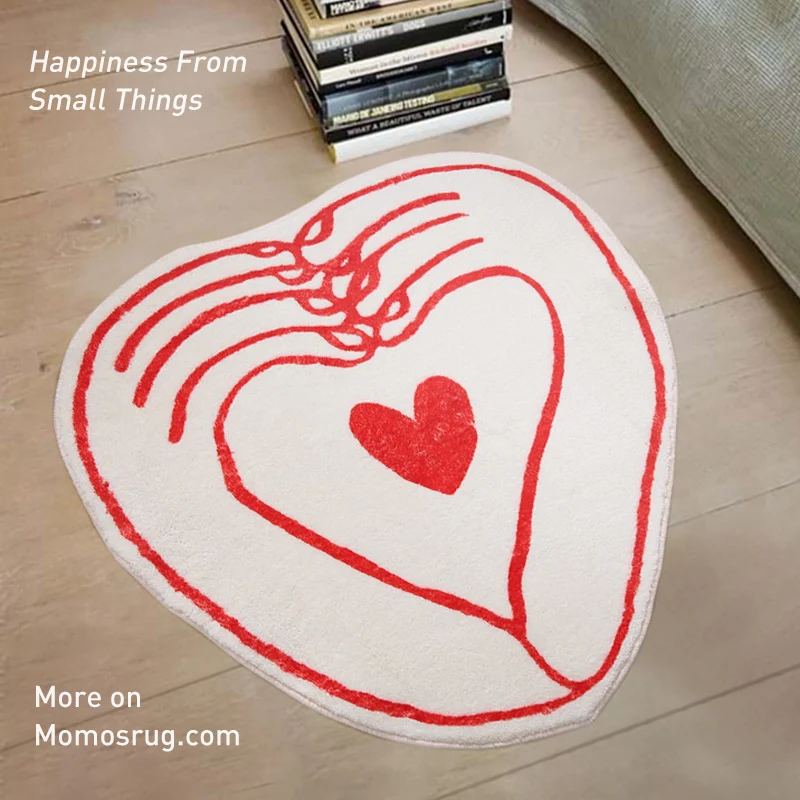 Home Irregular Heart-shaped Fl - огляд і ціна Baby Nursery Rug