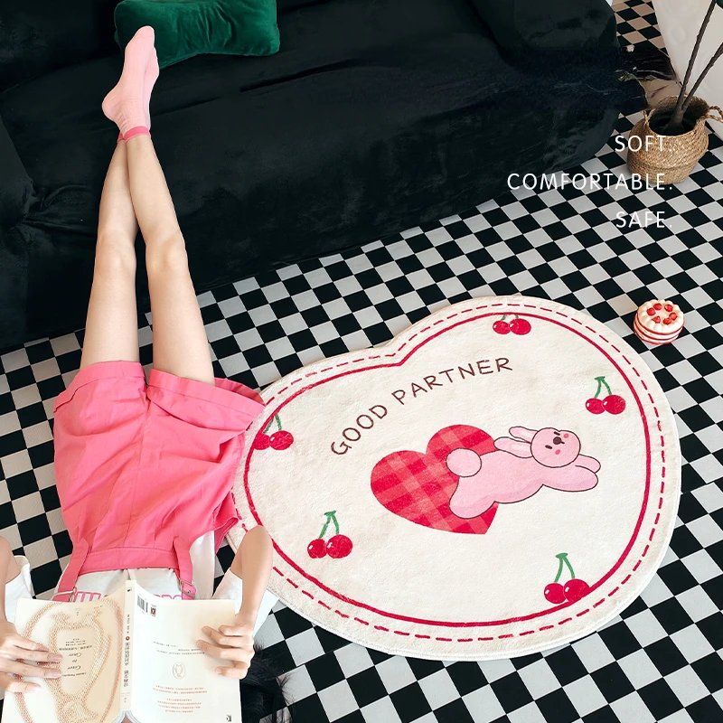 Home Irregular Heart-shaped Fl - огляд і ціна Baby Nursery Rug