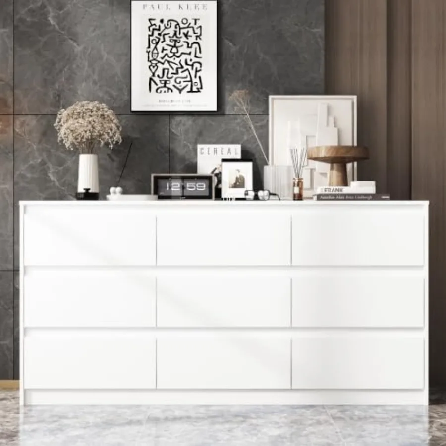 9 Drawer Dresser for Bedroom w - огляд і ціна Drawer Dresser White