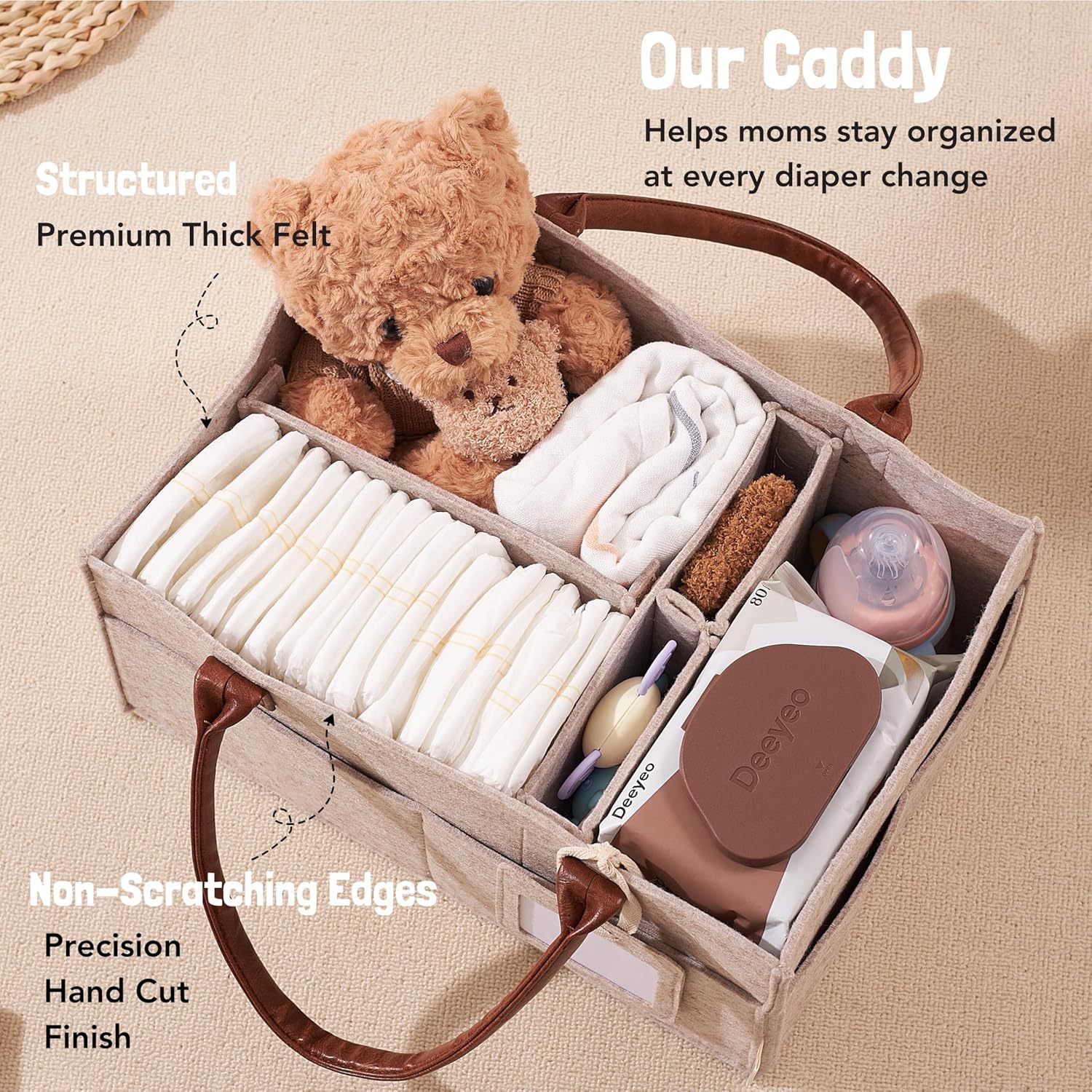 Baby Felt Storage Nursery Orga - огляд і ціна Baby Nursery Bags