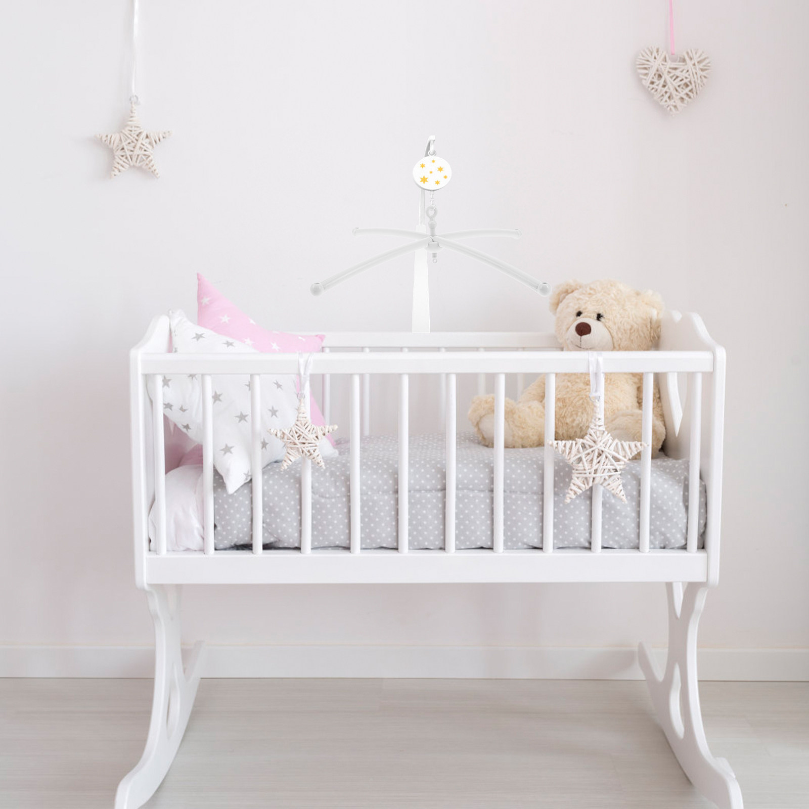 Baby Crib Mobile Cross Musical - огляд і ціна Baby Nursery Bed