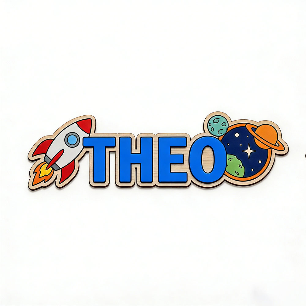 Personalized Space Rocket Name - огляд і ціна Baby Nursery Products