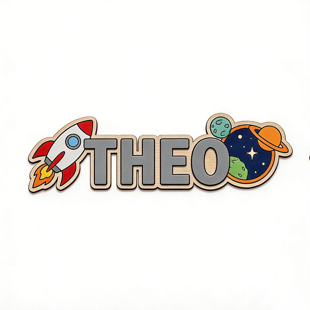 Personalized Space Rocket Name - огляд і ціна Baby Nursery Products
