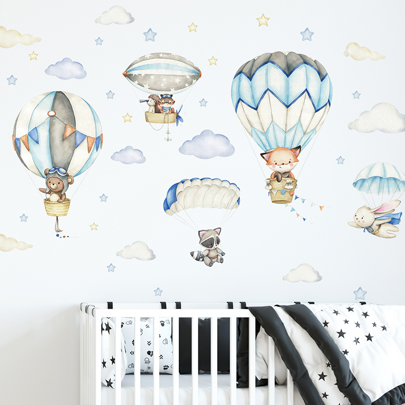 Cartoon Cute Animals Hot Air B - огляд і ціна Baby Nursery Products