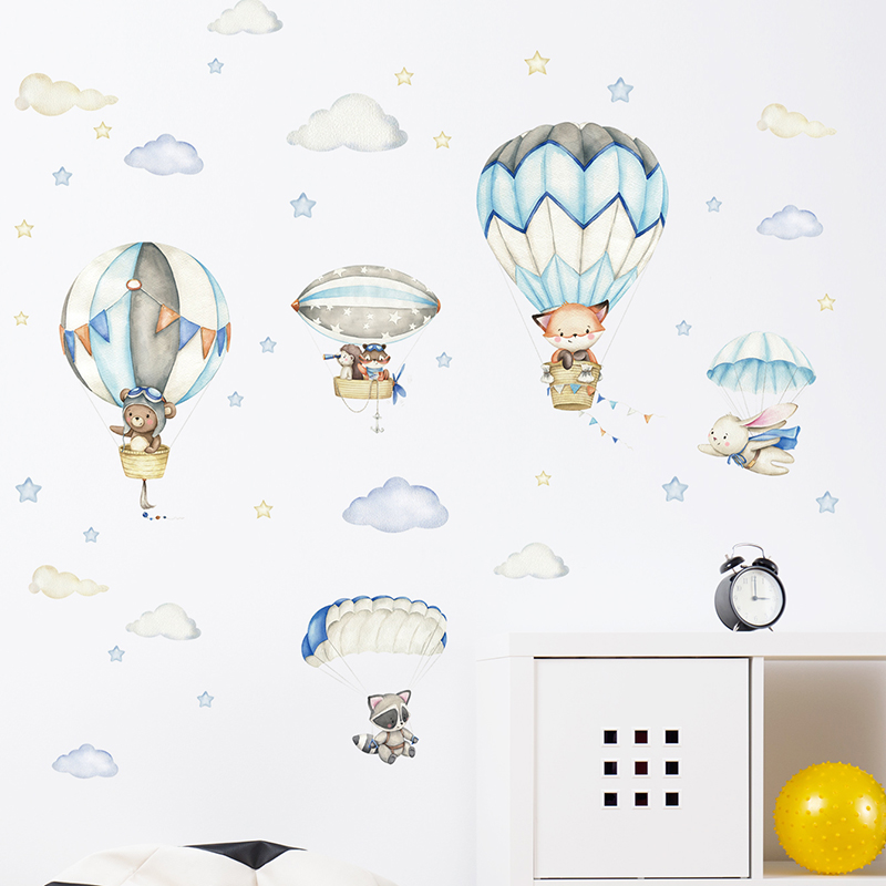 Cartoon Cute Animals Hot Air B - огляд і ціна Baby Nursery Products