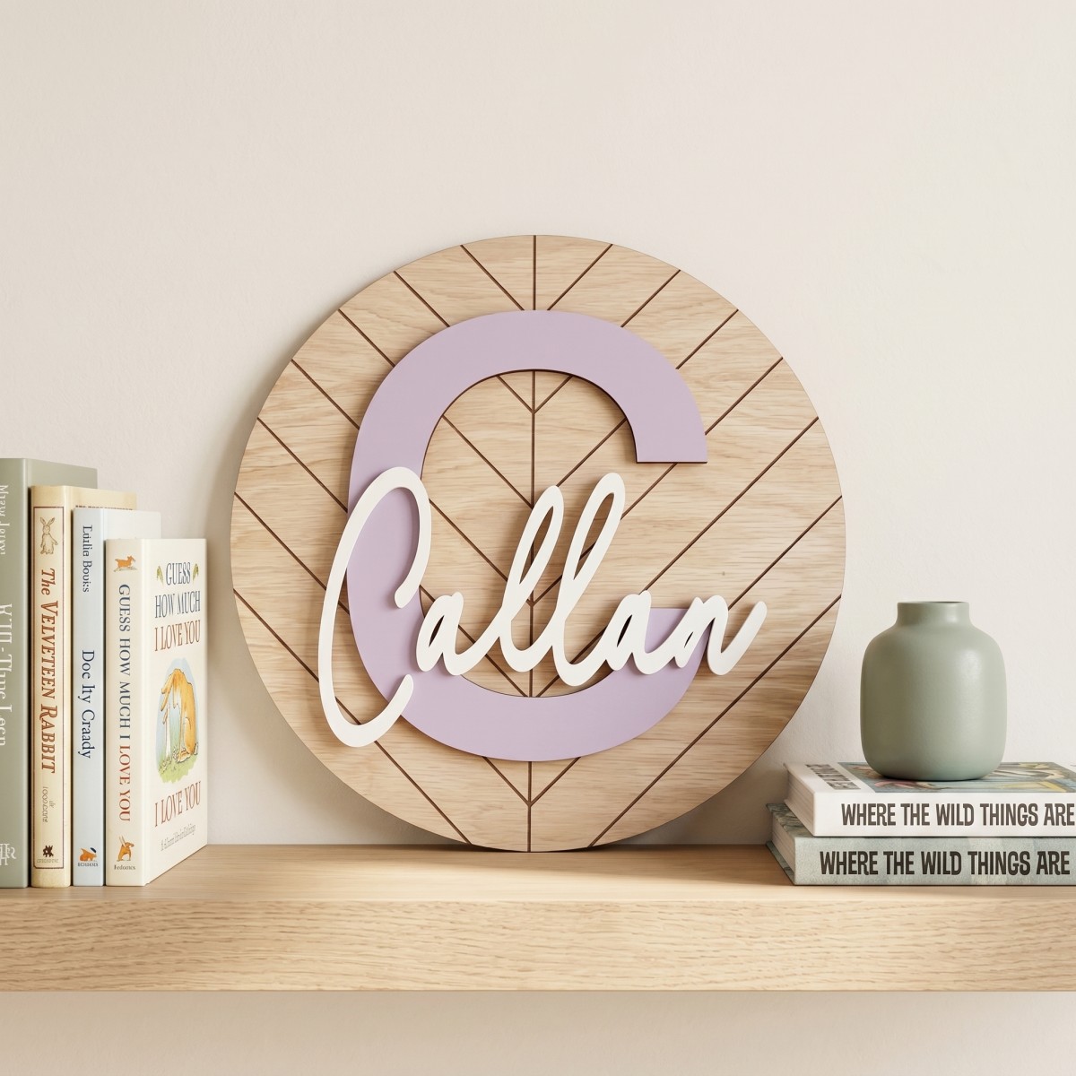 1Pc Custom Round Geometric Woo - огляд і ціна Baby Nursery Diy