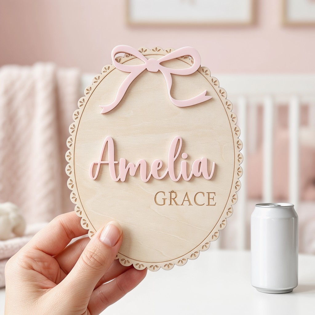 1Pc Custom Bow Lace Edge Baby  - огляд і ціна Baby Nursery Gifts