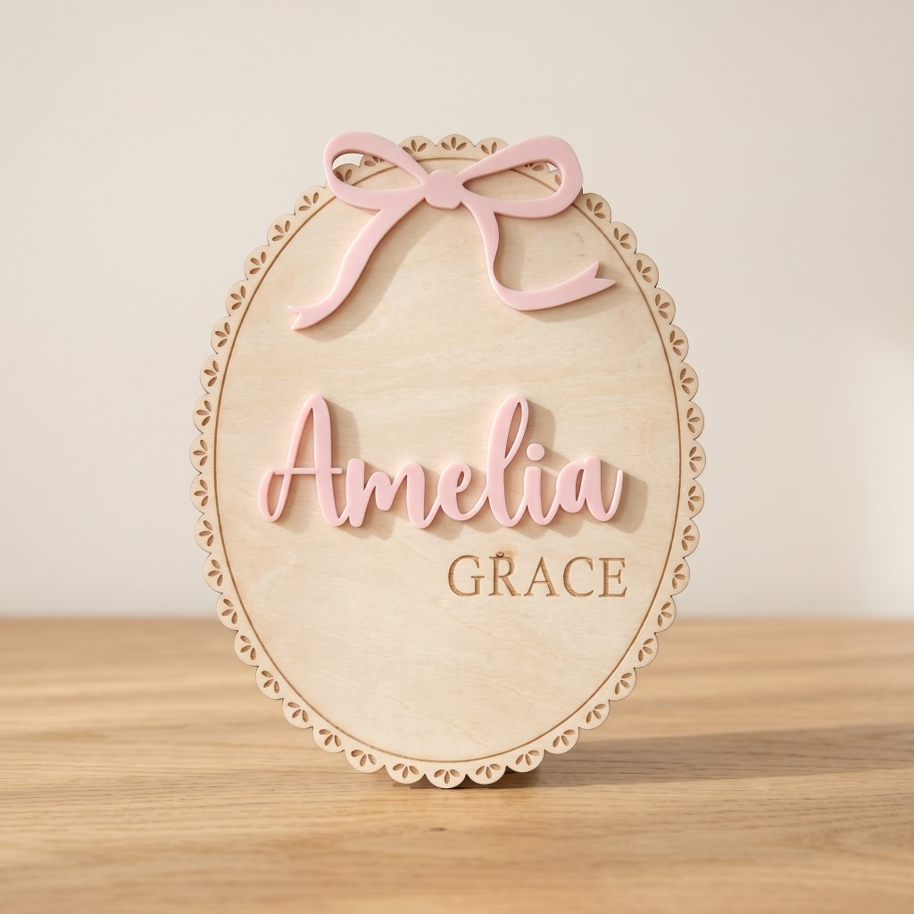 1Pc Custom Bow Lace Edge Baby  - огляд і ціна Baby Nursery Gifts