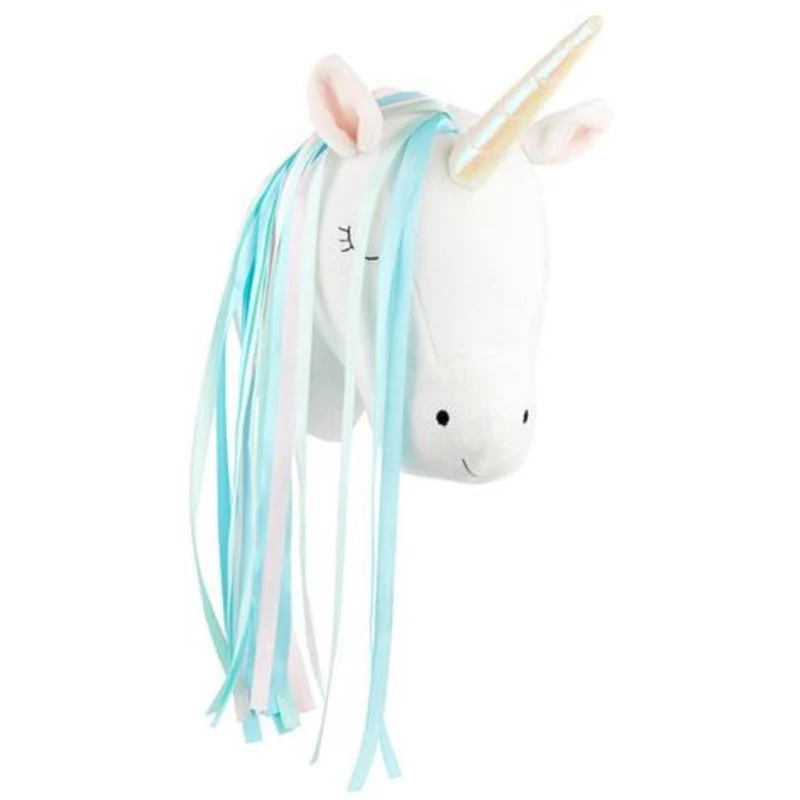 Unicorn Plush Animal Head Wall - огляд і ціна Baby Unicorn Nursery