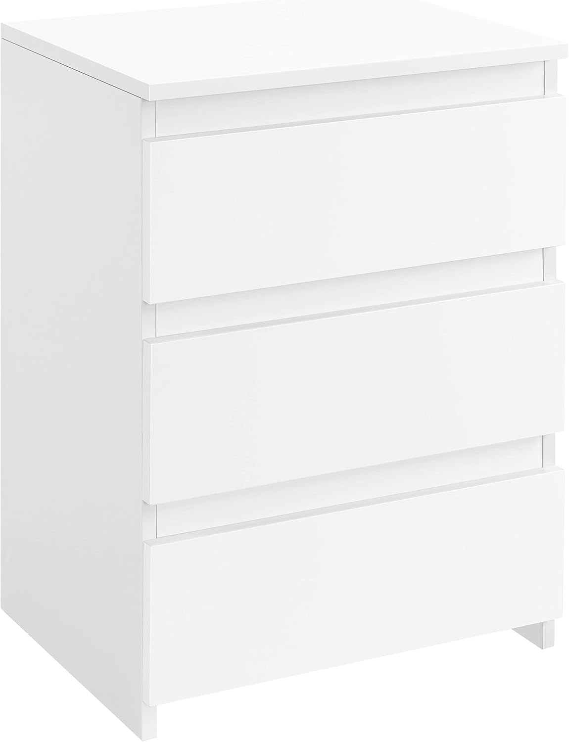 Small Nightstand with 3 Drawer - огляд і ціна Drawer Dresser White