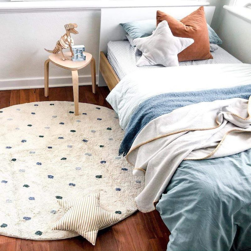 Dot Fluffy Carpet Living Room  - огляд і ціна Baby Nursery Carpet