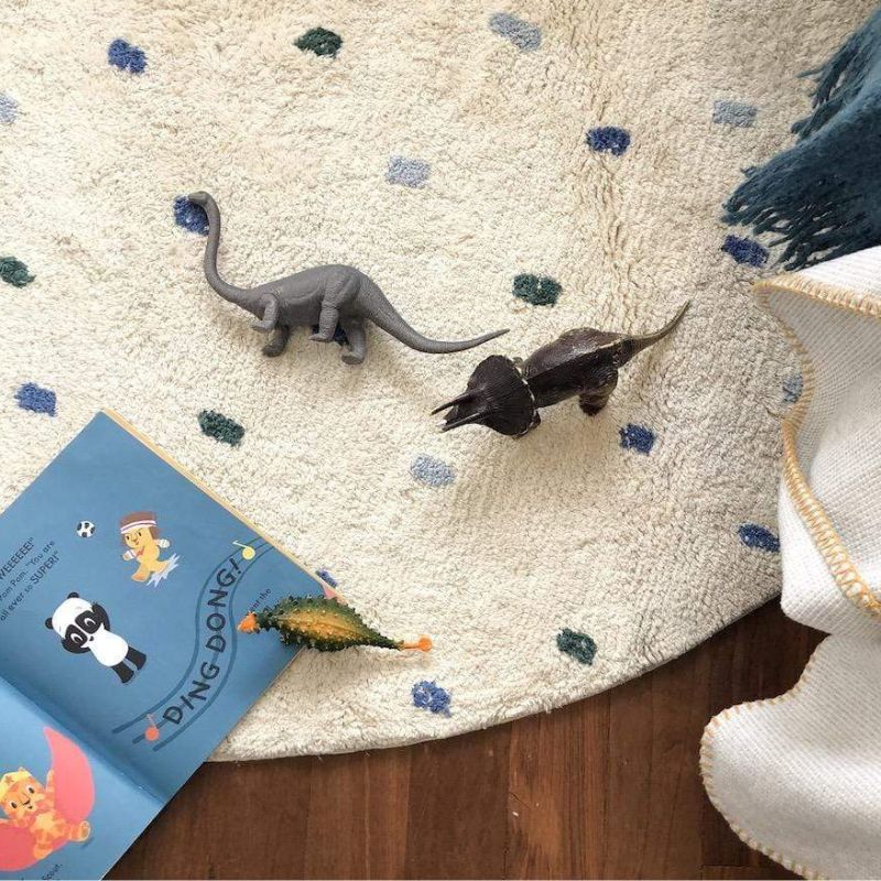 Dot Fluffy Carpet Living Room  - огляд і ціна Baby Nursery Carpet