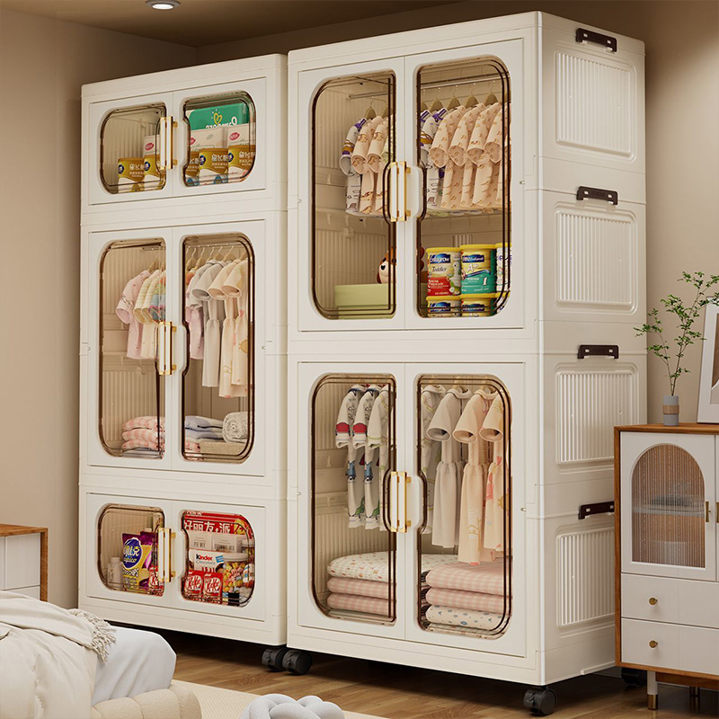 Colorful Foldable Kids Wardrob - огляд і ціна Baby Nursery Storage
