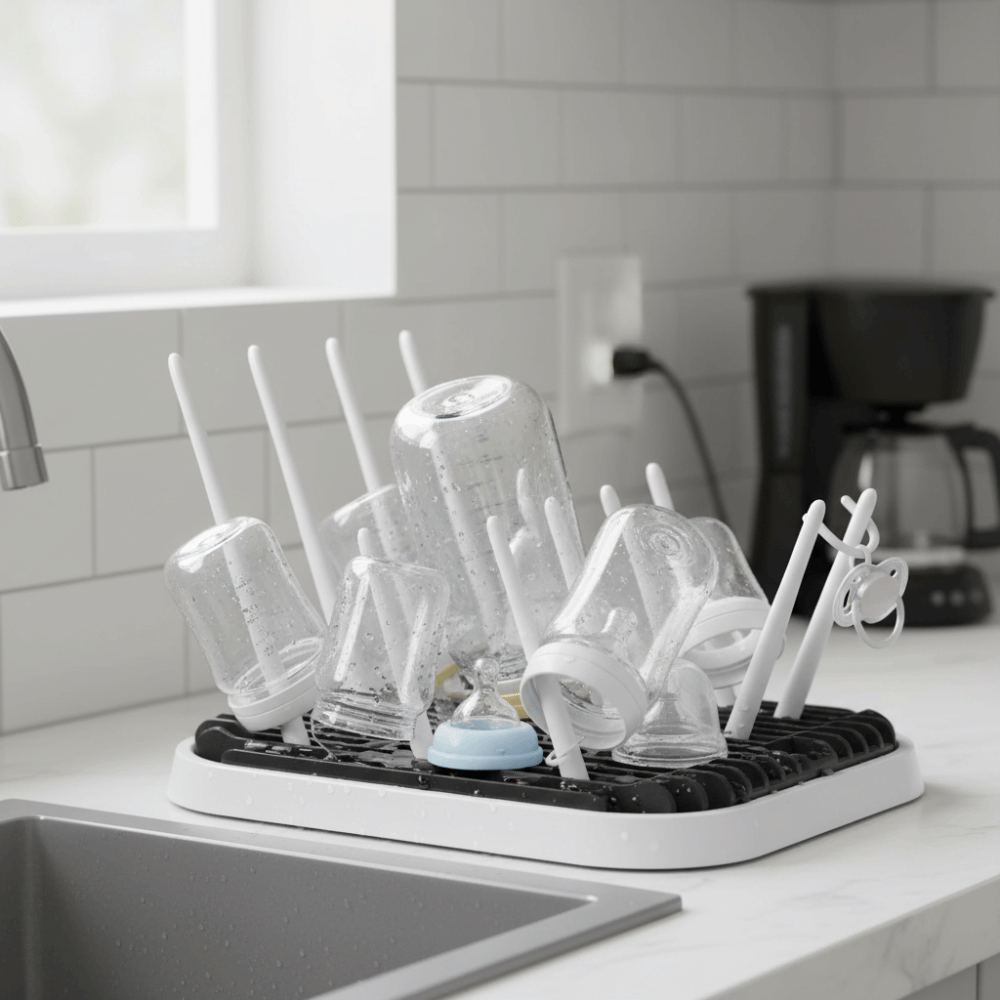 Foldable Baby Bottle Drying Ra - огляд і ціна Baby Nursery Storage