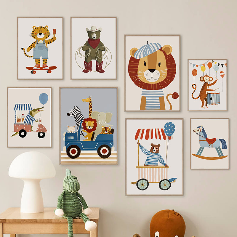 Funny Cartoon Animal Car Ballo - огляд і ціна Baby Nursery Products