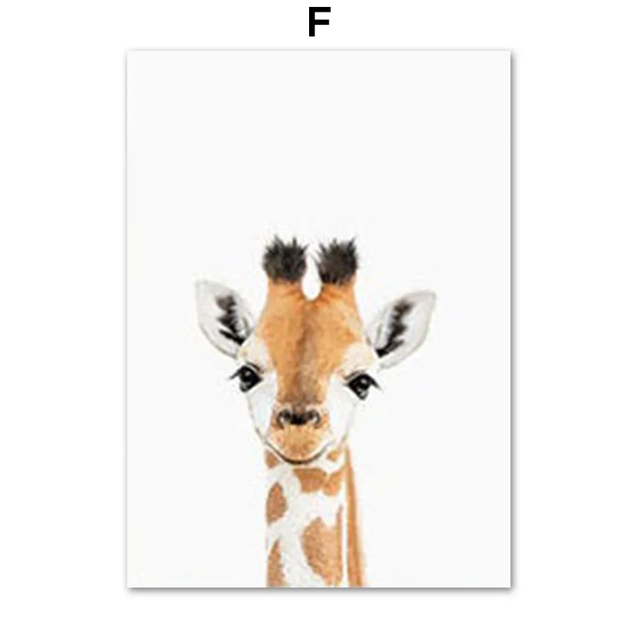 1pc frameless Canvas Painting  - огляд і ціна Animals Baby Nursery