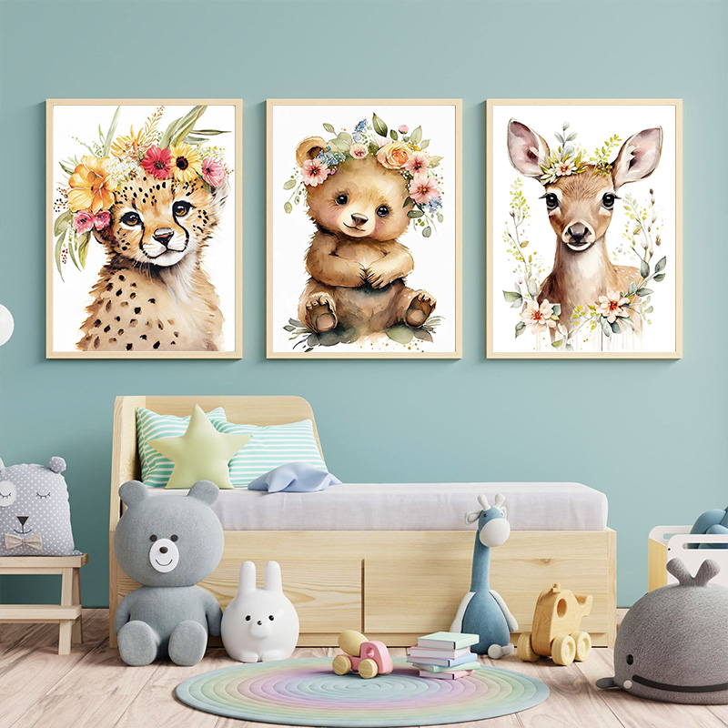 Baby Bear Bunny Deer Raccoon O - огляд і ціна Baby Unicorn Nursery