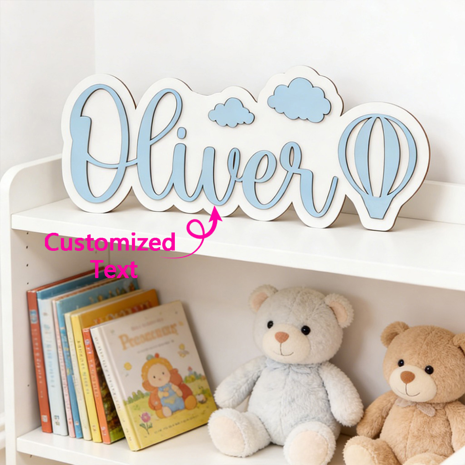 Personalized Hot Air Balloon & - огляд і ціна Baby Nursery Gifts