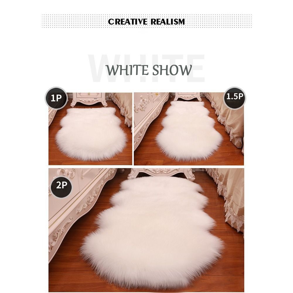Artificial Sheepskin Long Hair - огляд і ціна Baby Nursery Rug