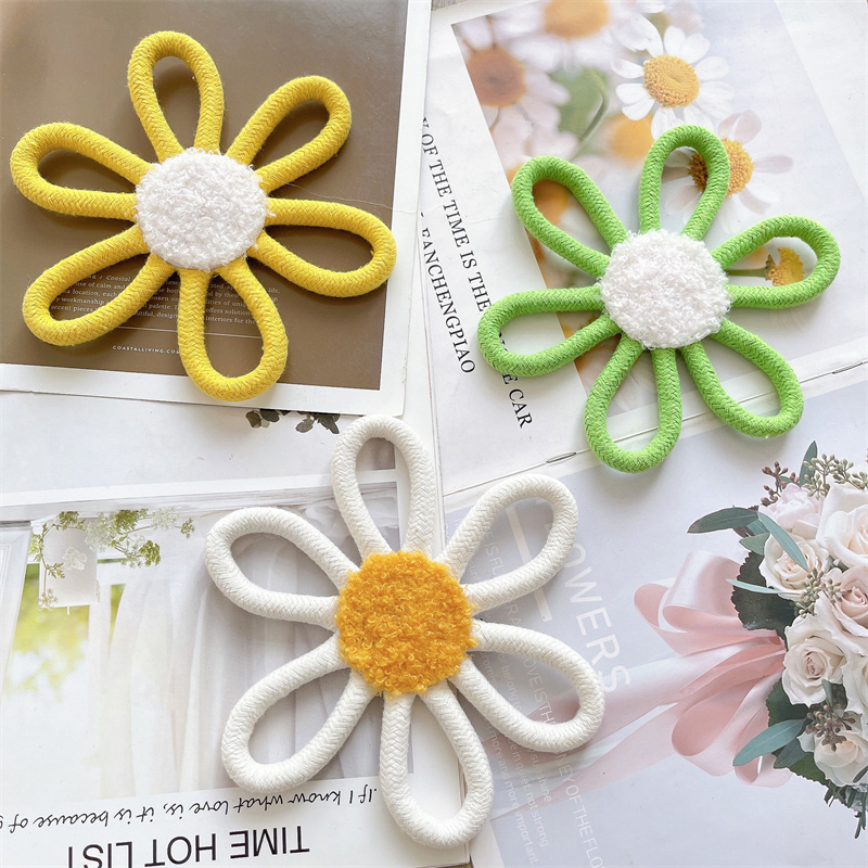 Cotton Rope Woven Daisy Flower - огляд і ціна Baby Nursery Products