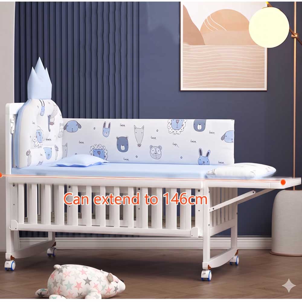 Premium Baby Crib Solid Wood C - огляд і ціна Convertible Crib Set